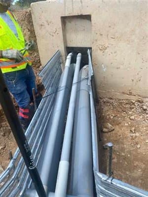 Pre-cast vault set for data-center ducting